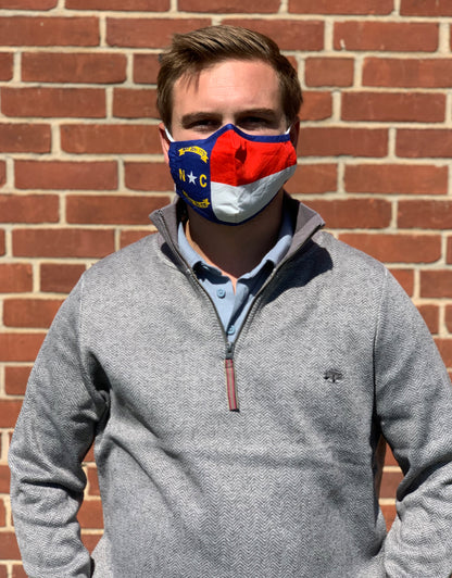 NORTH CAROLINA FLAG MASK